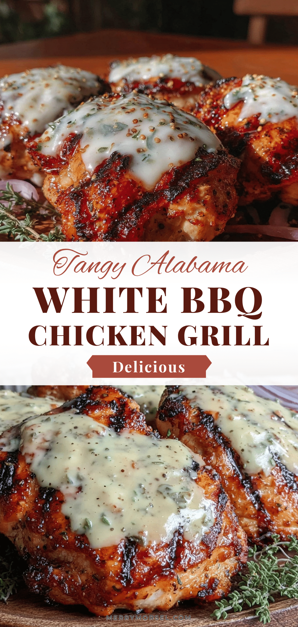 Alabama white BBQ sauce grilled chicken recipe