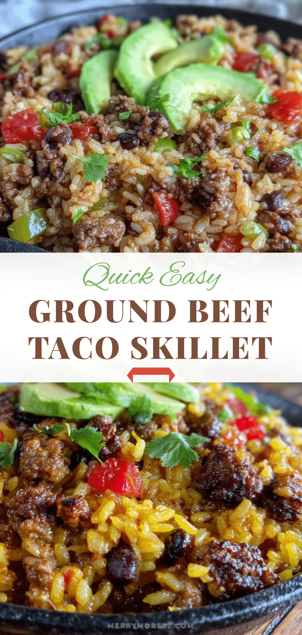 budget ground beef taco skillet recipe