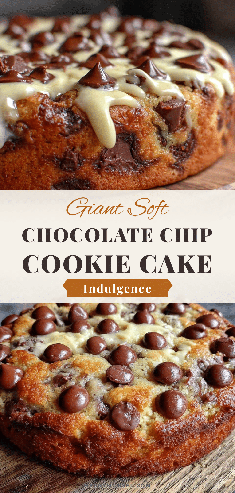 classic giant chocolate chip cookie cake recipe
