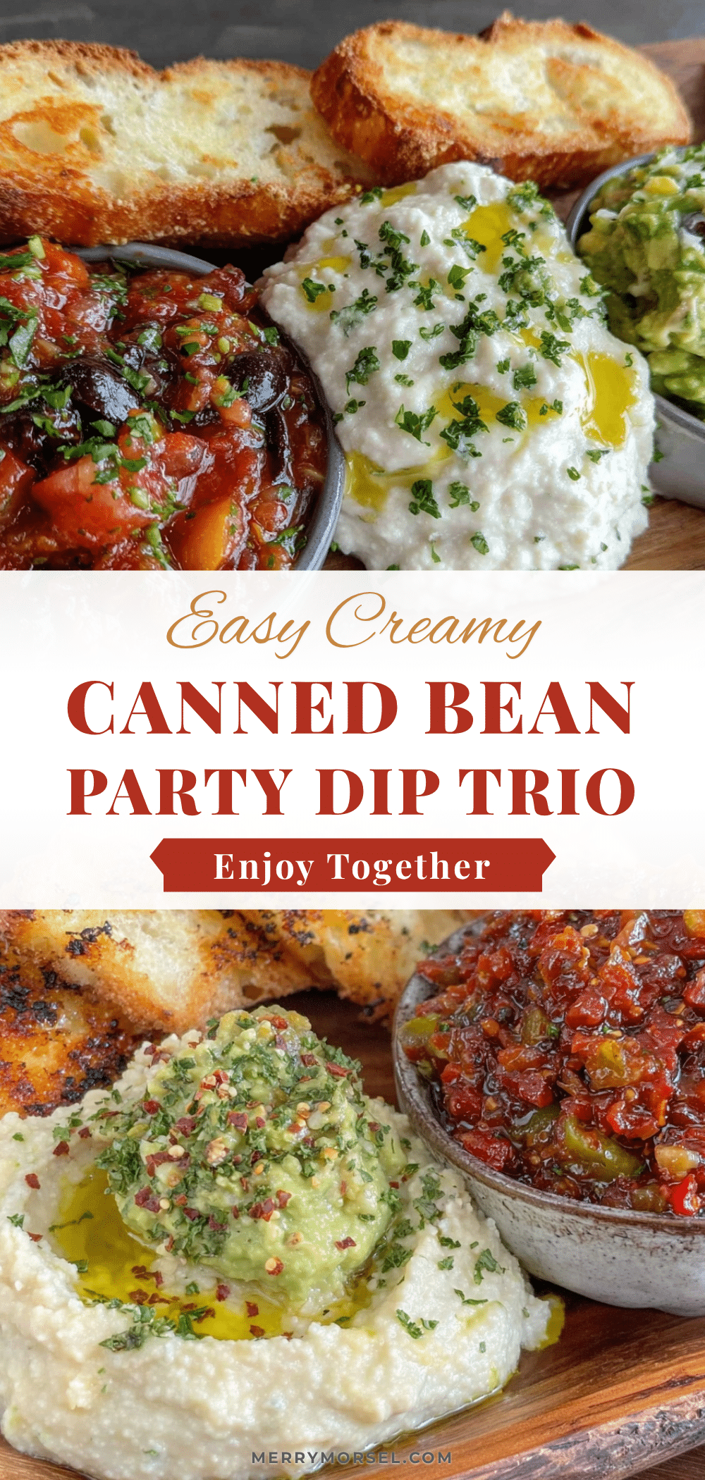 creamy canned bean party dip recipe