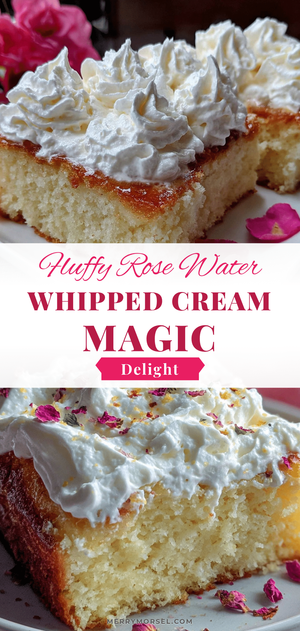creamy rose water whipped cream recipe