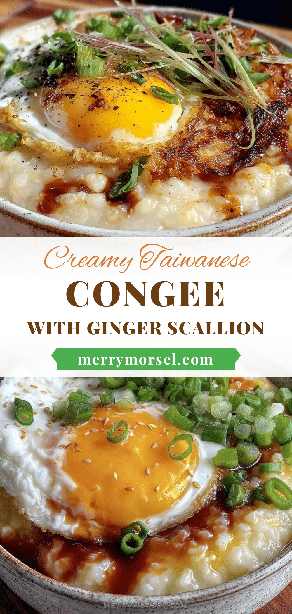 creamy Taiwanese congee recipe