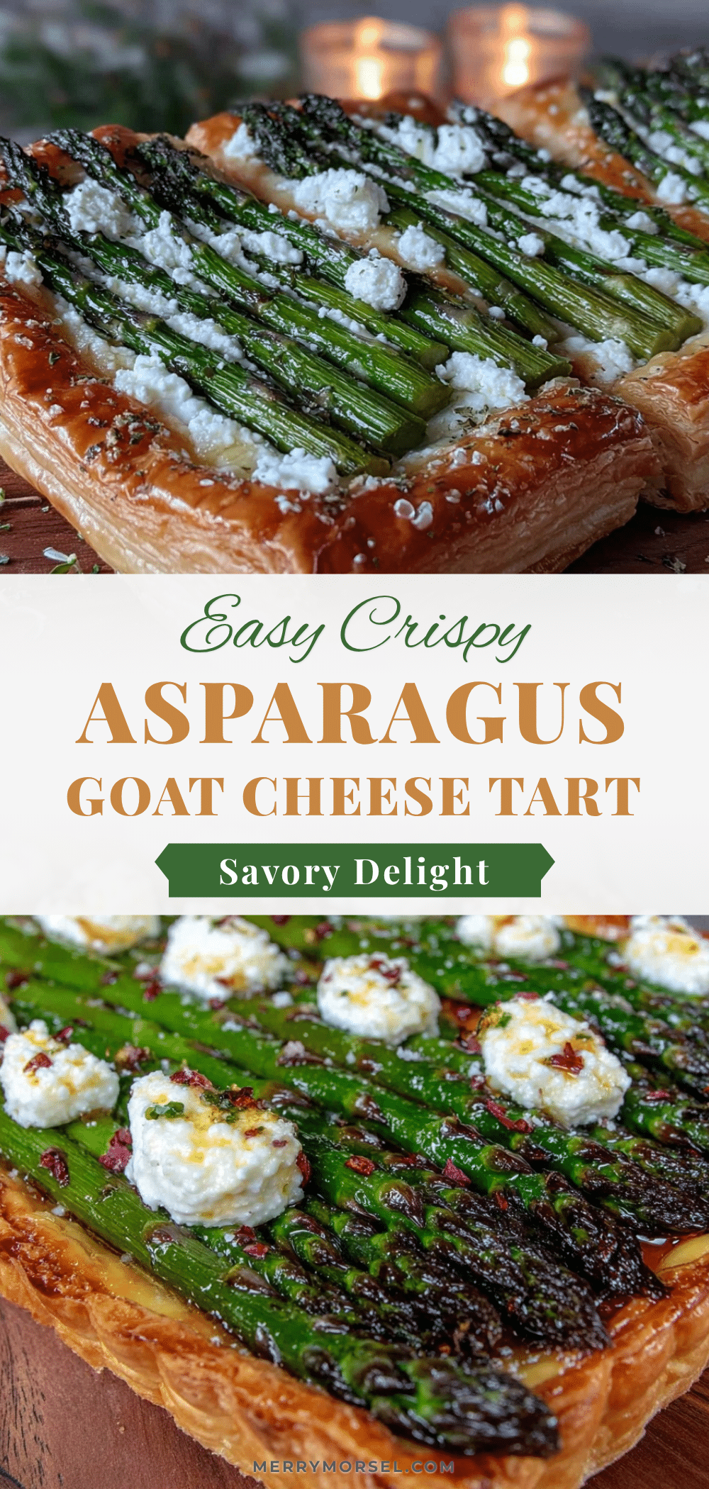 crispy asparagus goat cheese tart recipe
