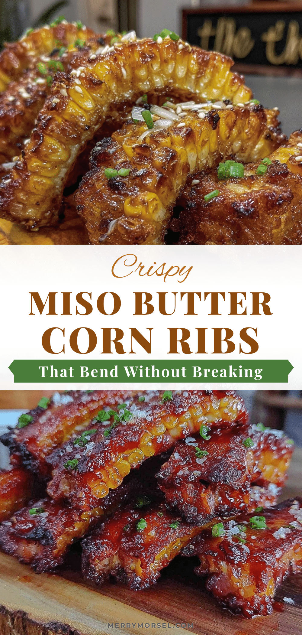 crispy miso butter corn ribs recipe