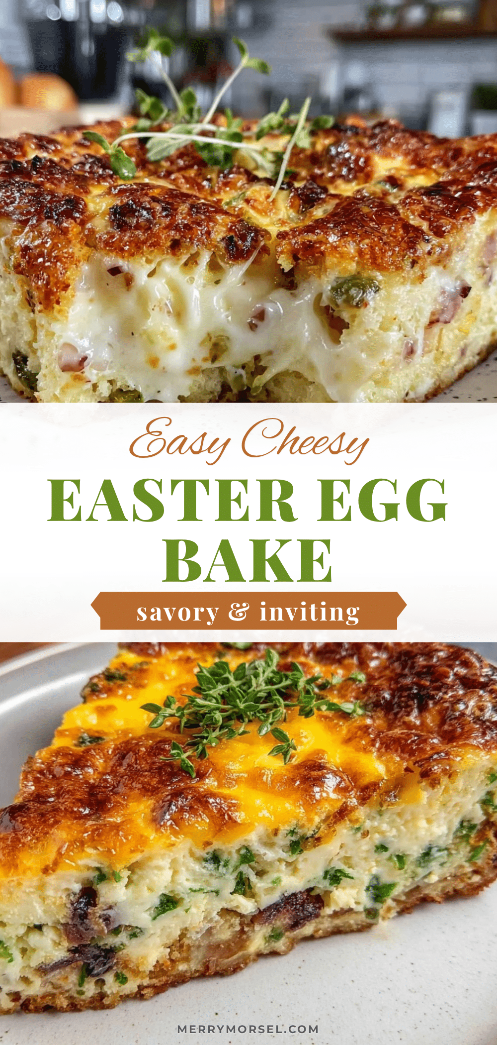 easy cheesy Easter egg bake recipe