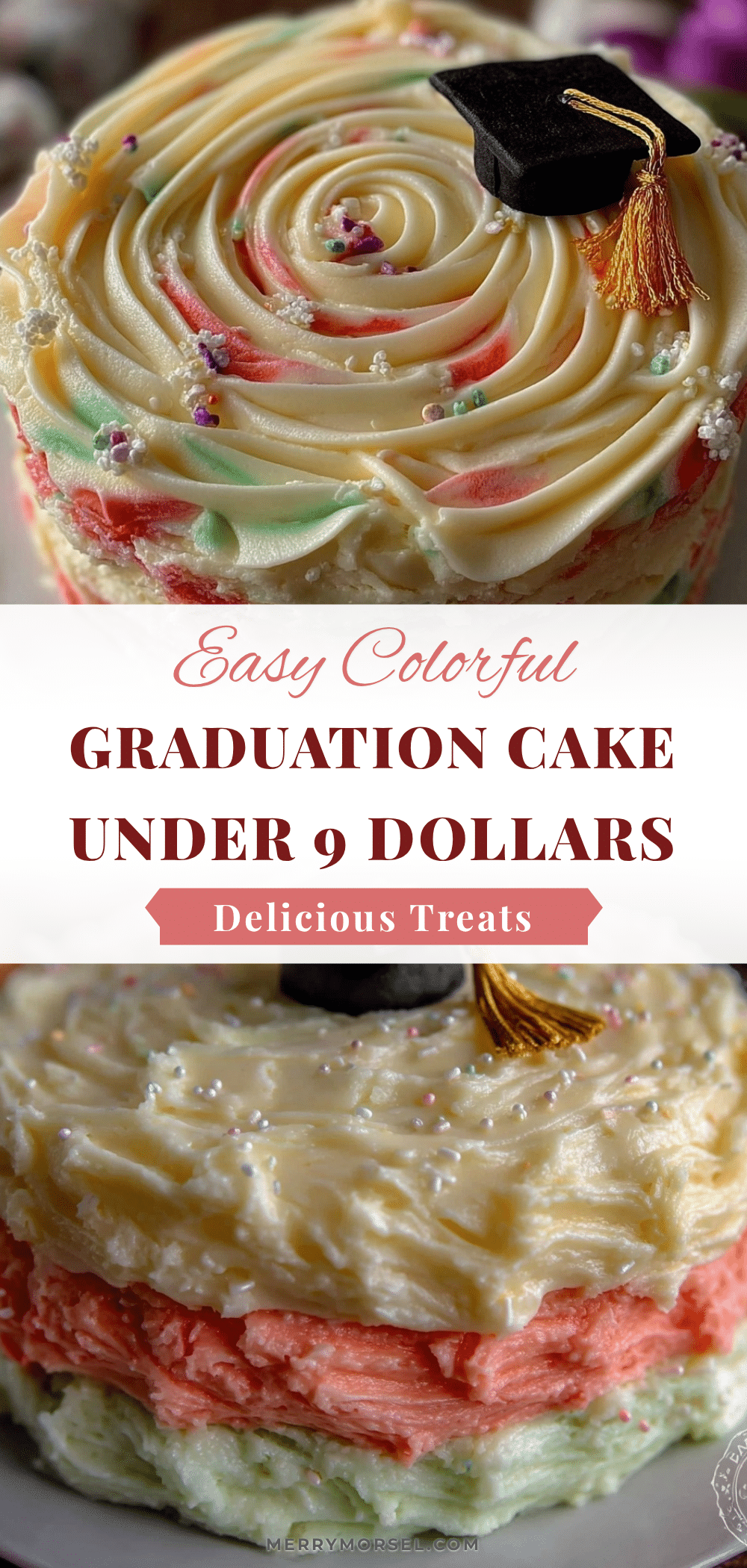 easy colorful graduation cake recipe recipe