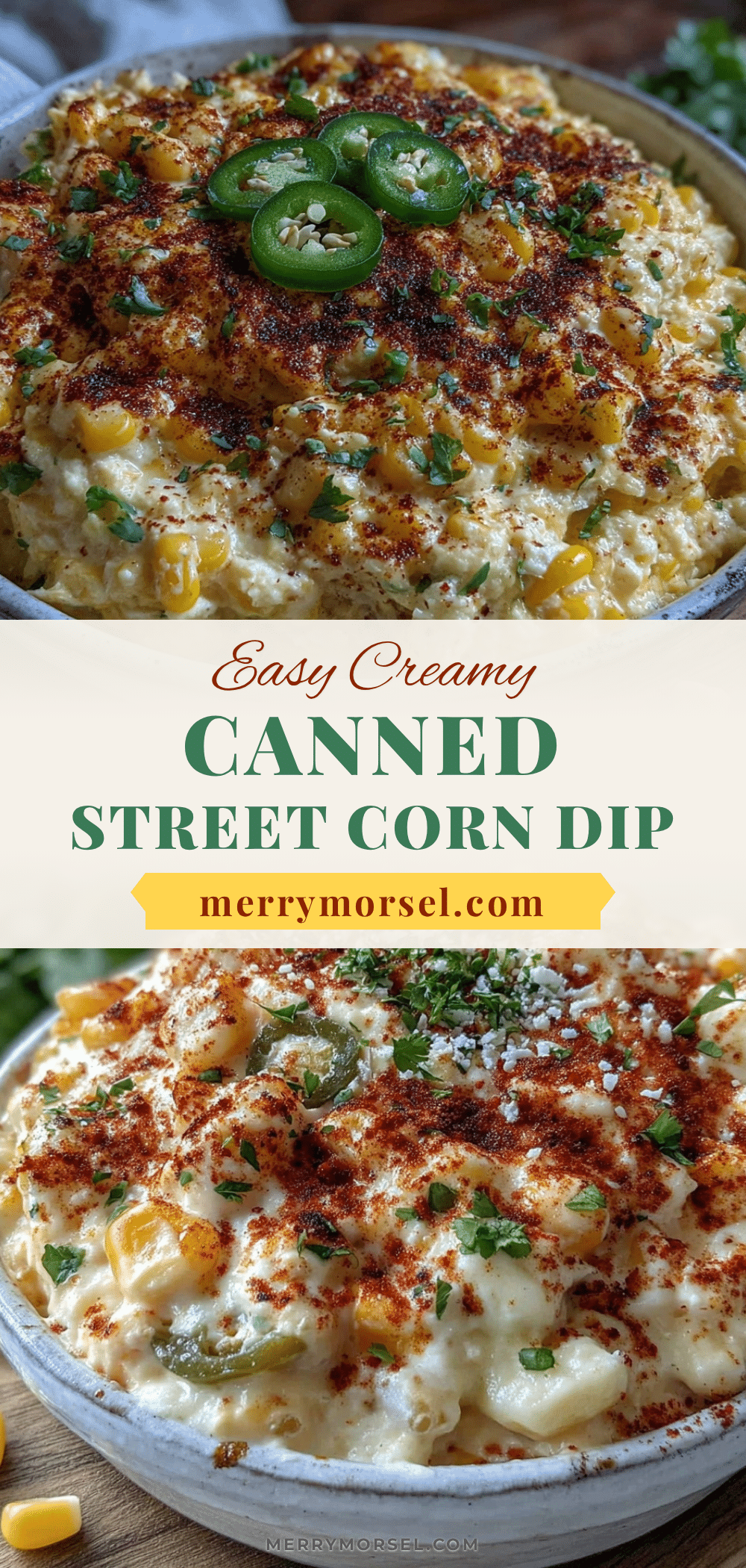 easy creamy canned goods street corn dip recipe