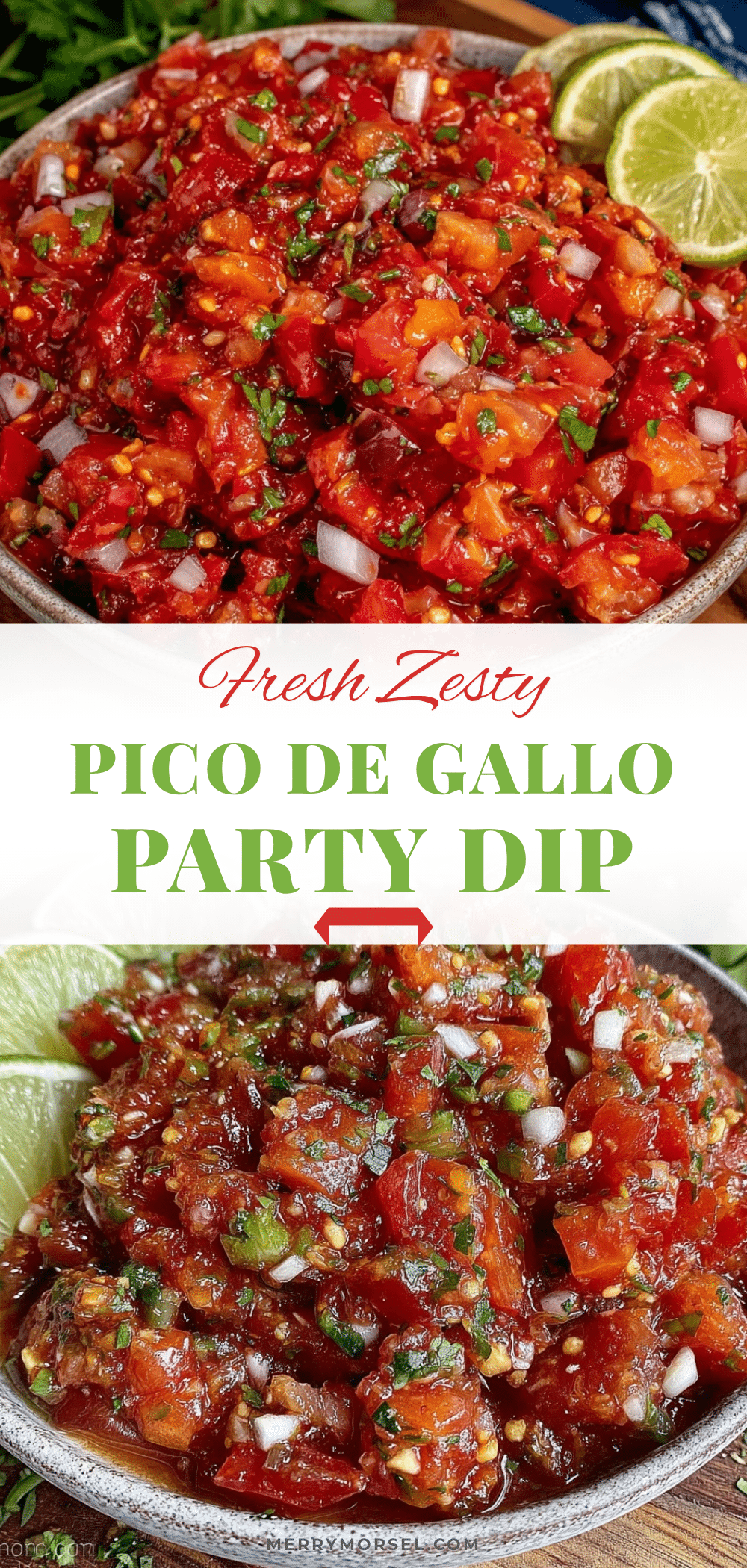 fresh mexican pico de gallo party dip recipe