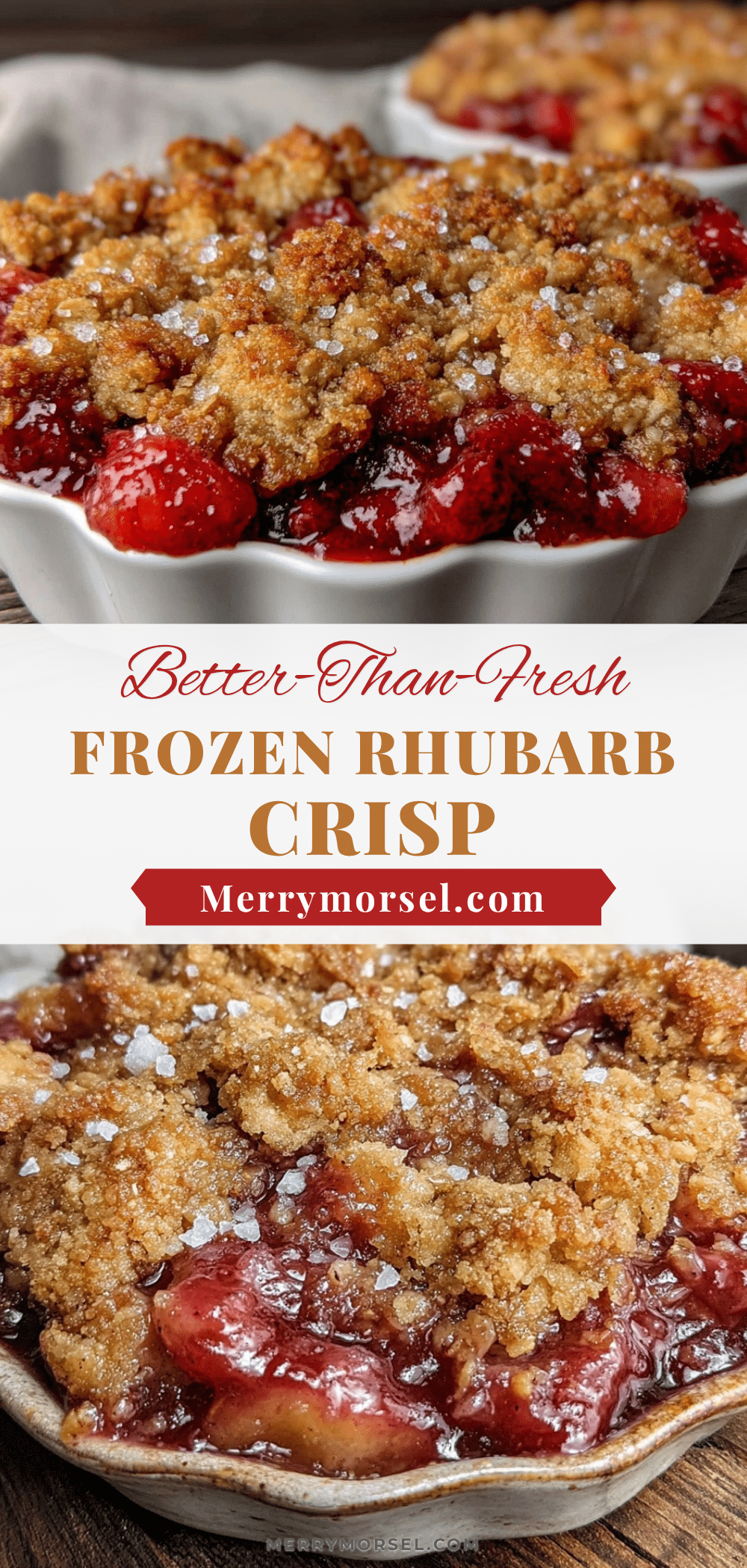 frozen rhubarb crisp recipe