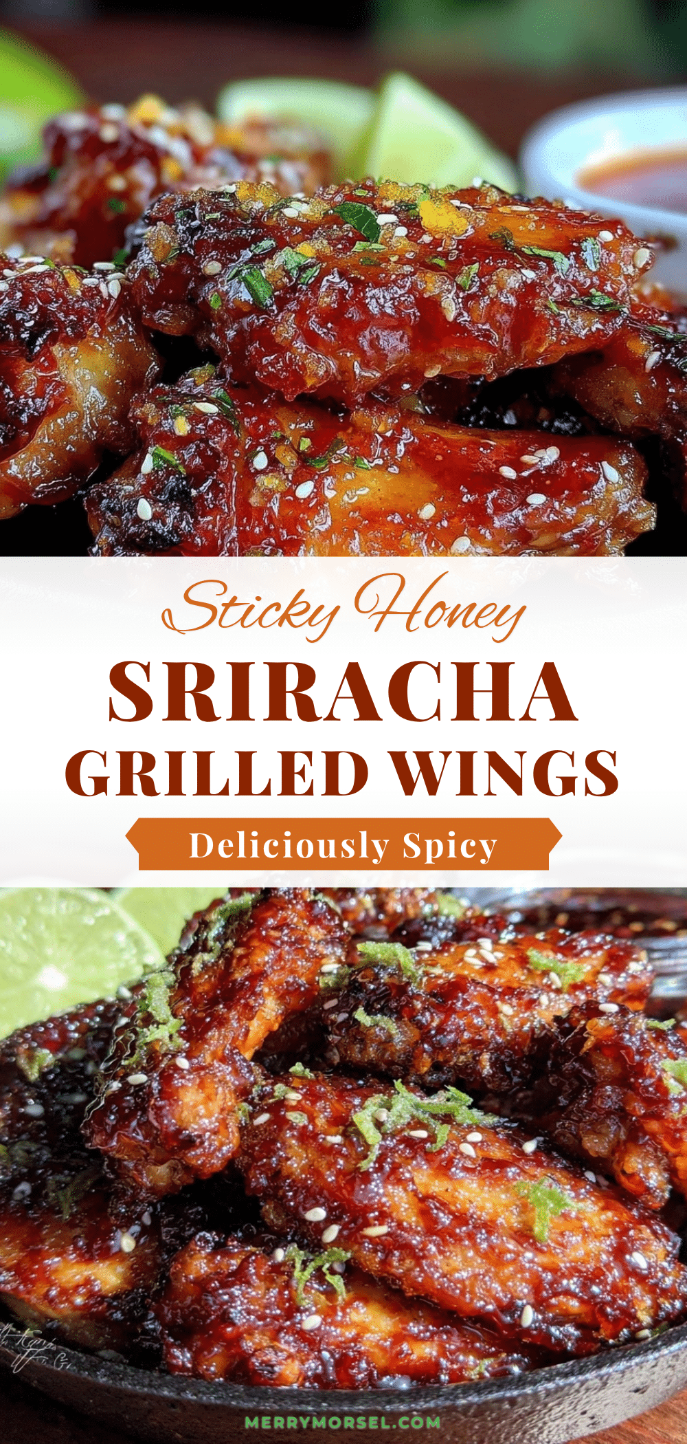 honey sriracha chicken wings recipe