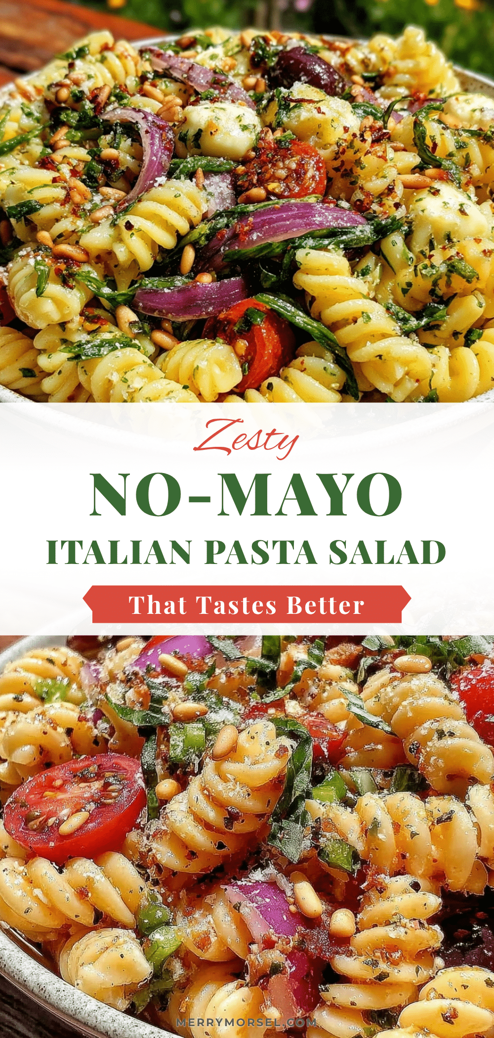no-mayo Italian pasta salad recipe