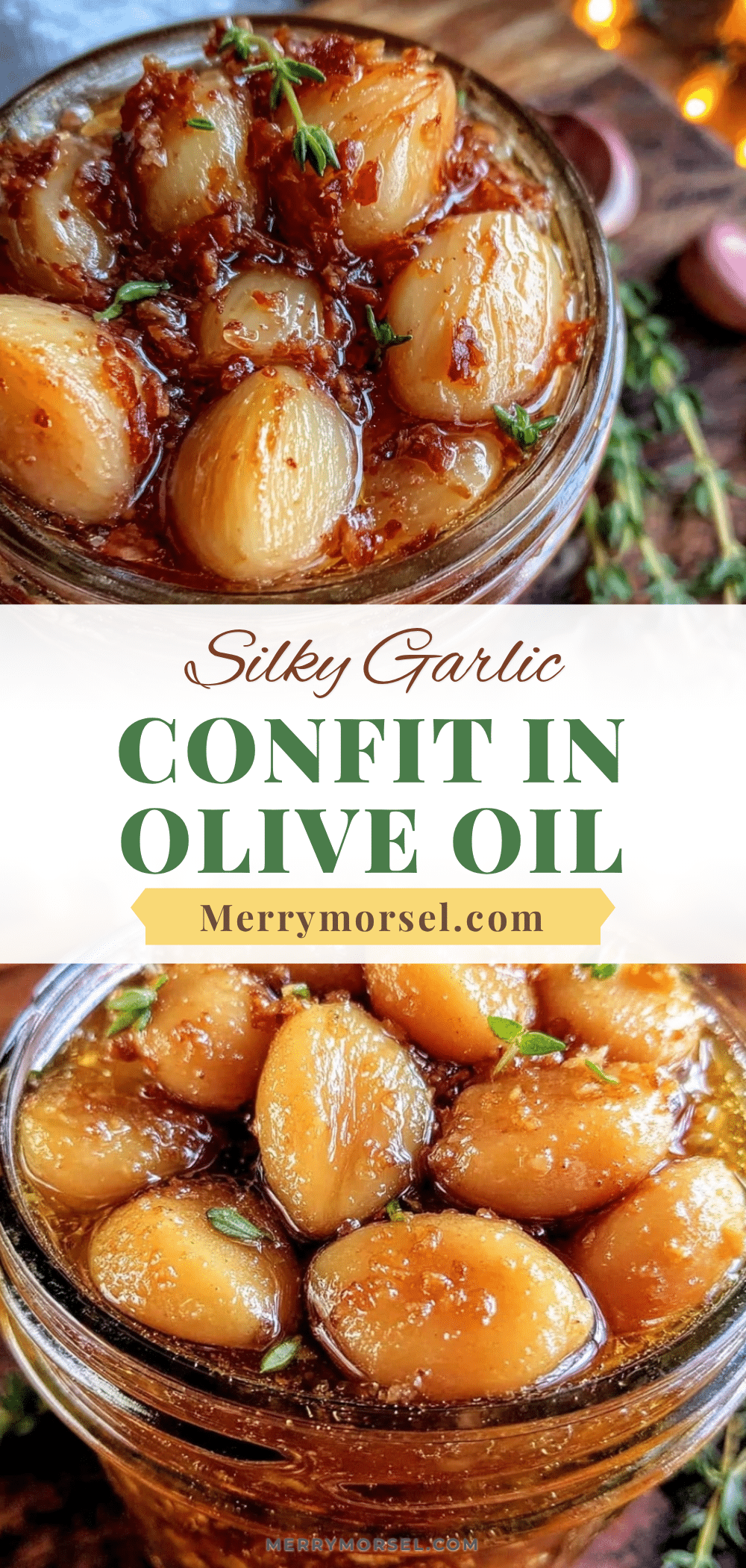 silky garlic confit recipe