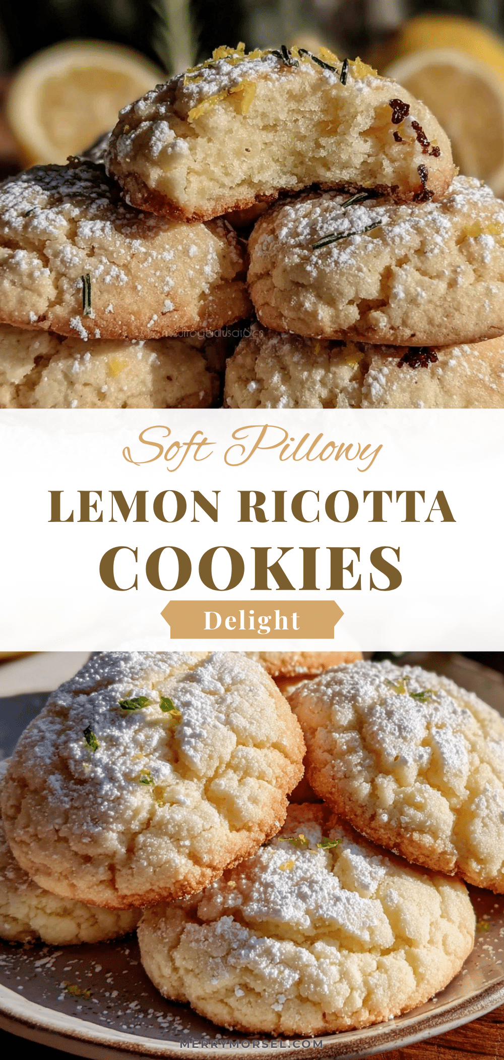 soft lemon ricotta cookies recipe