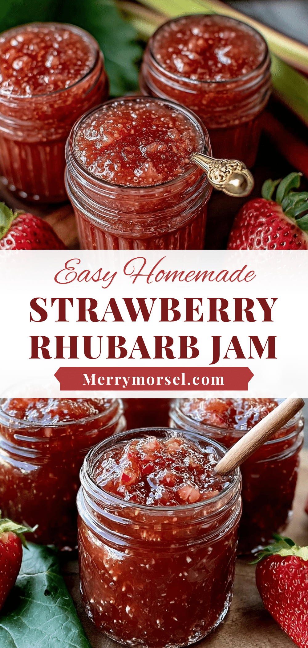 strawberry rhubarb jam recipe