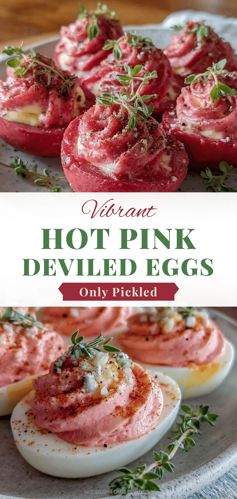 vibrant deviled eggs recipe