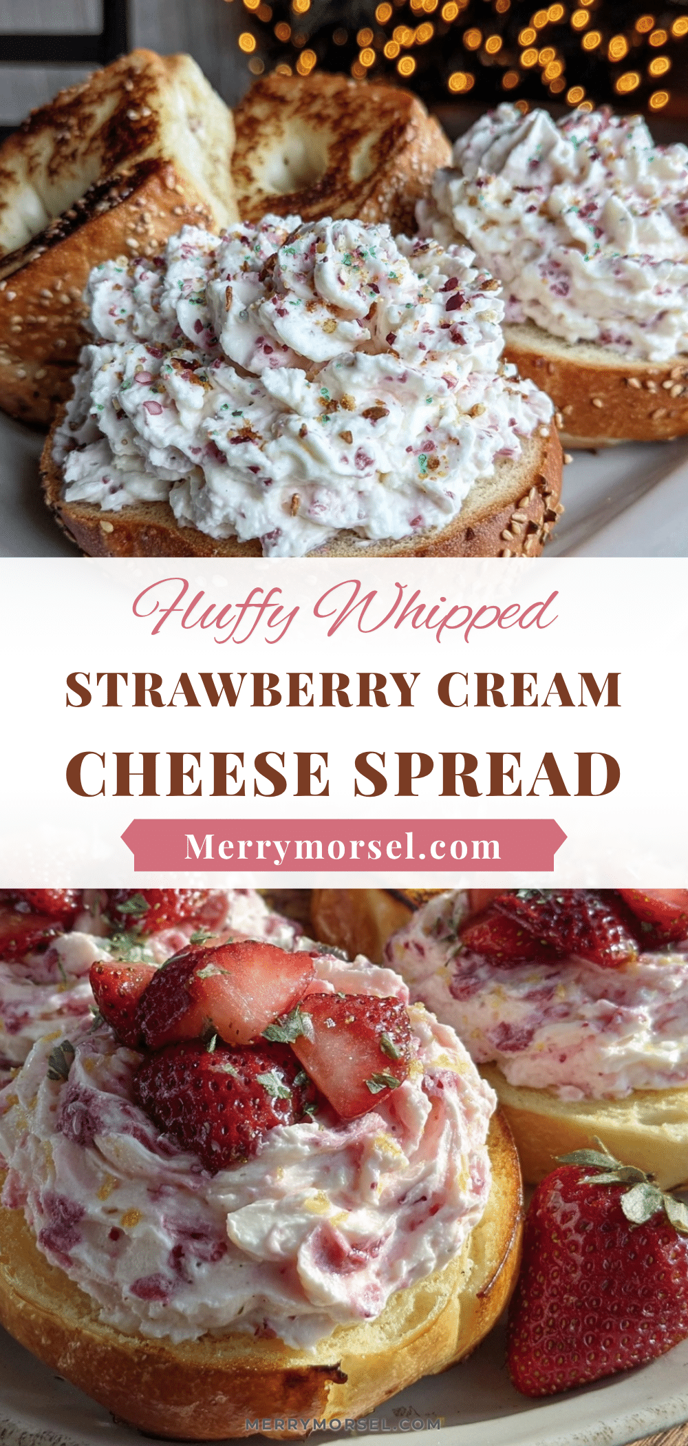 whipped strawberry cream cheese spread recipe