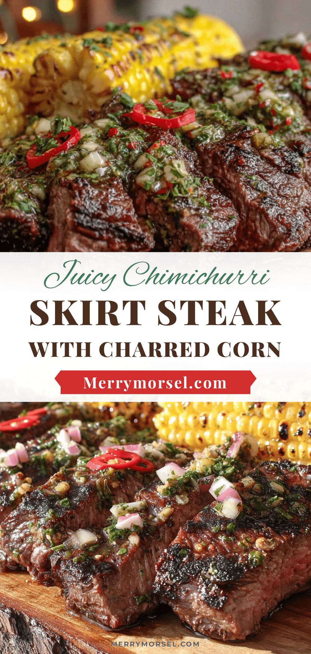 Argentine chimichurri skirt steak recipe
