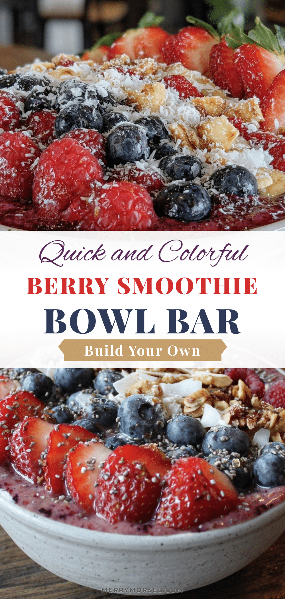 berry smoothie bowl bar recipe