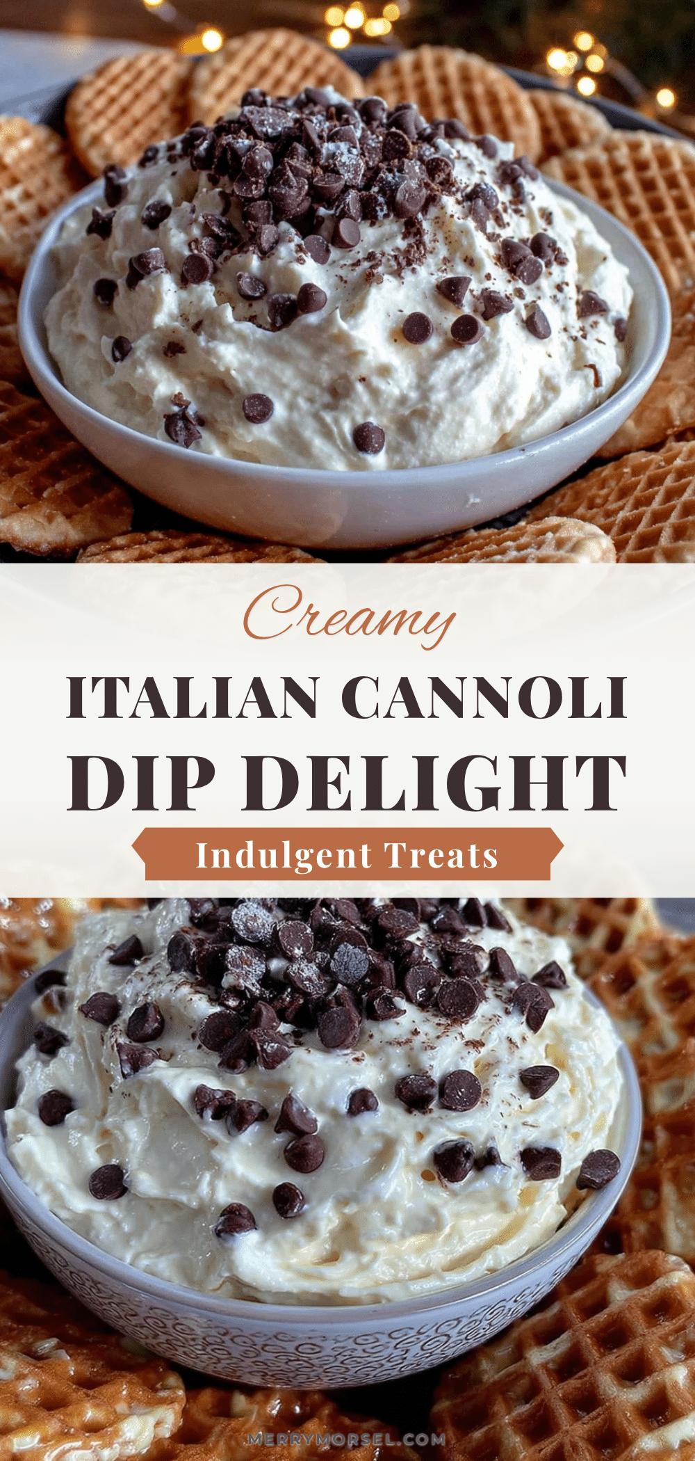 creamy Italian cannoli dip recipe