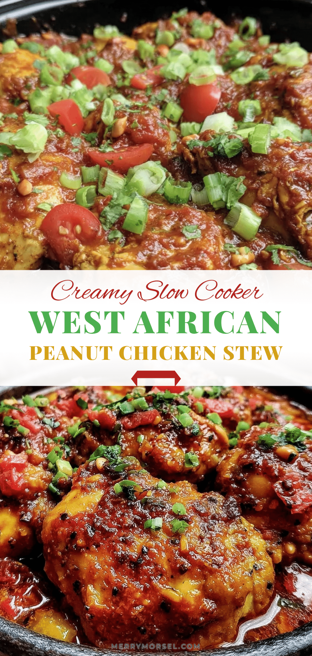 creamy West African groundnut chicken stew recipe