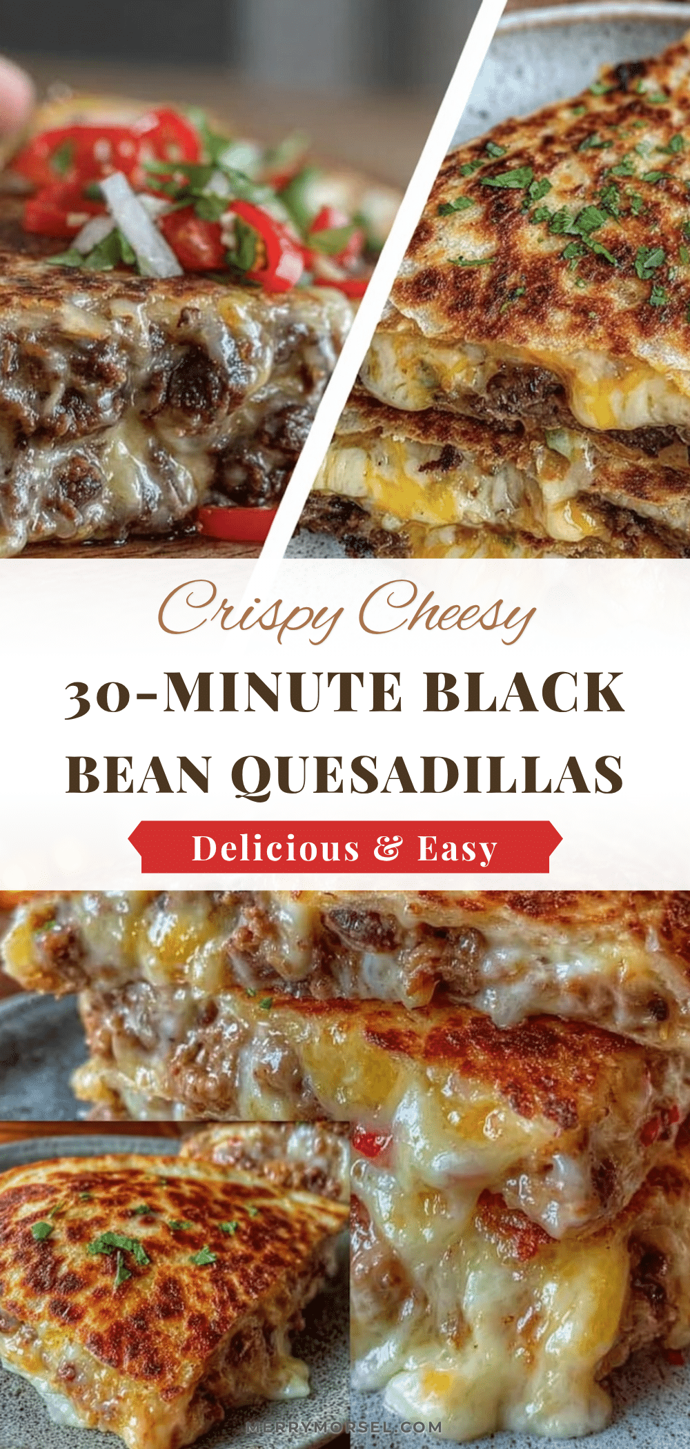 crispy black bean quesadillas recipe