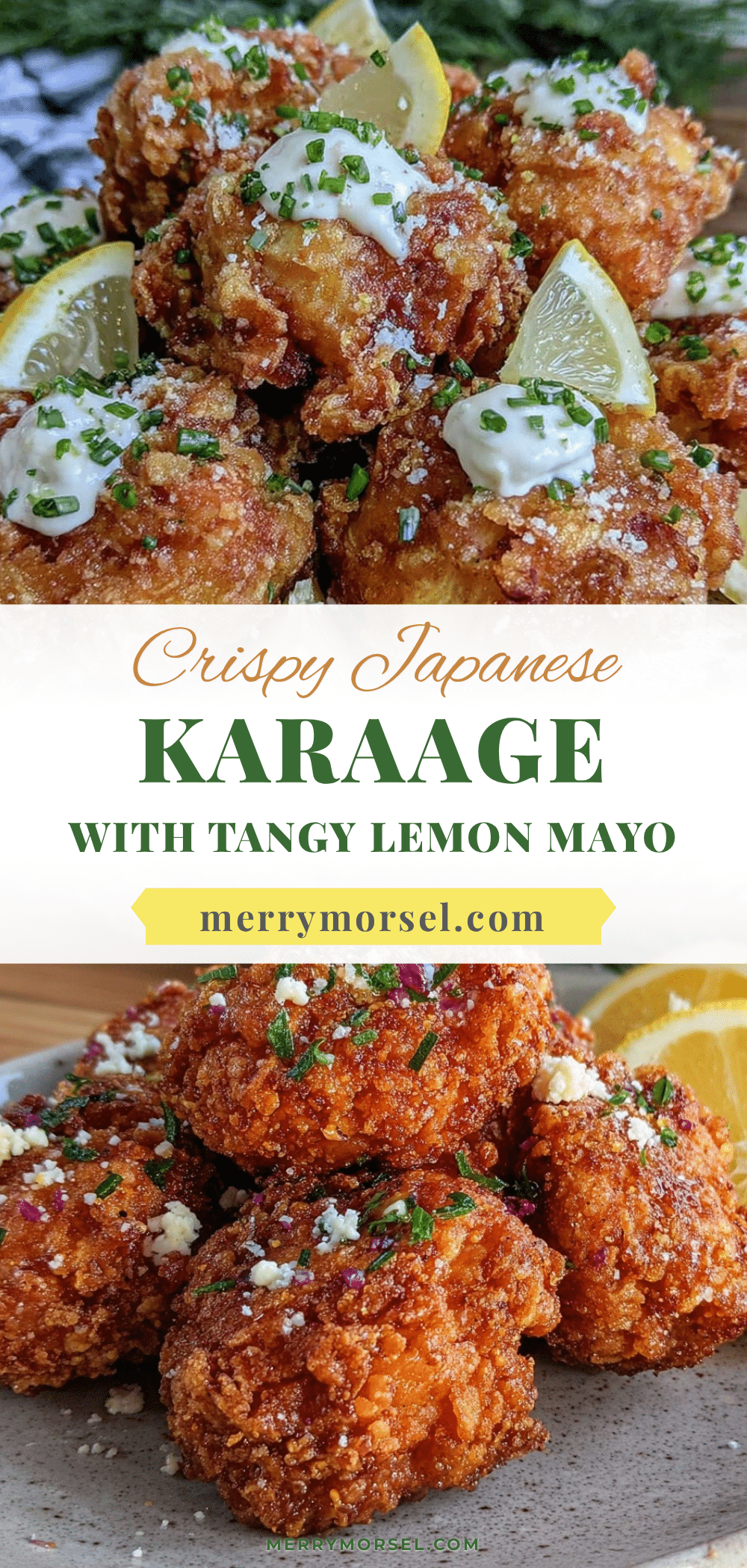 crispy Japanese karaage fried chicken recipe