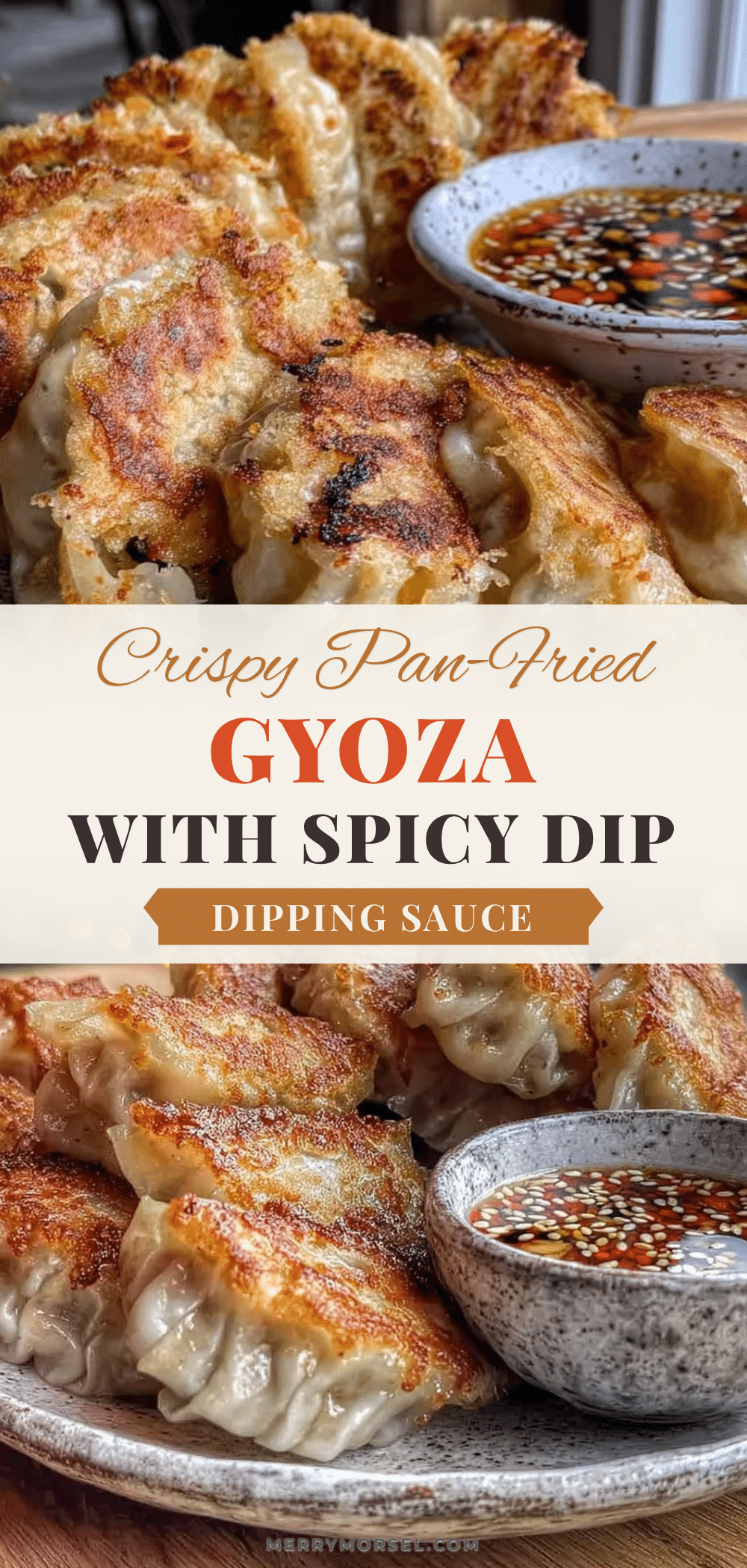 crispy pan-fried Japanese gyoza recipe