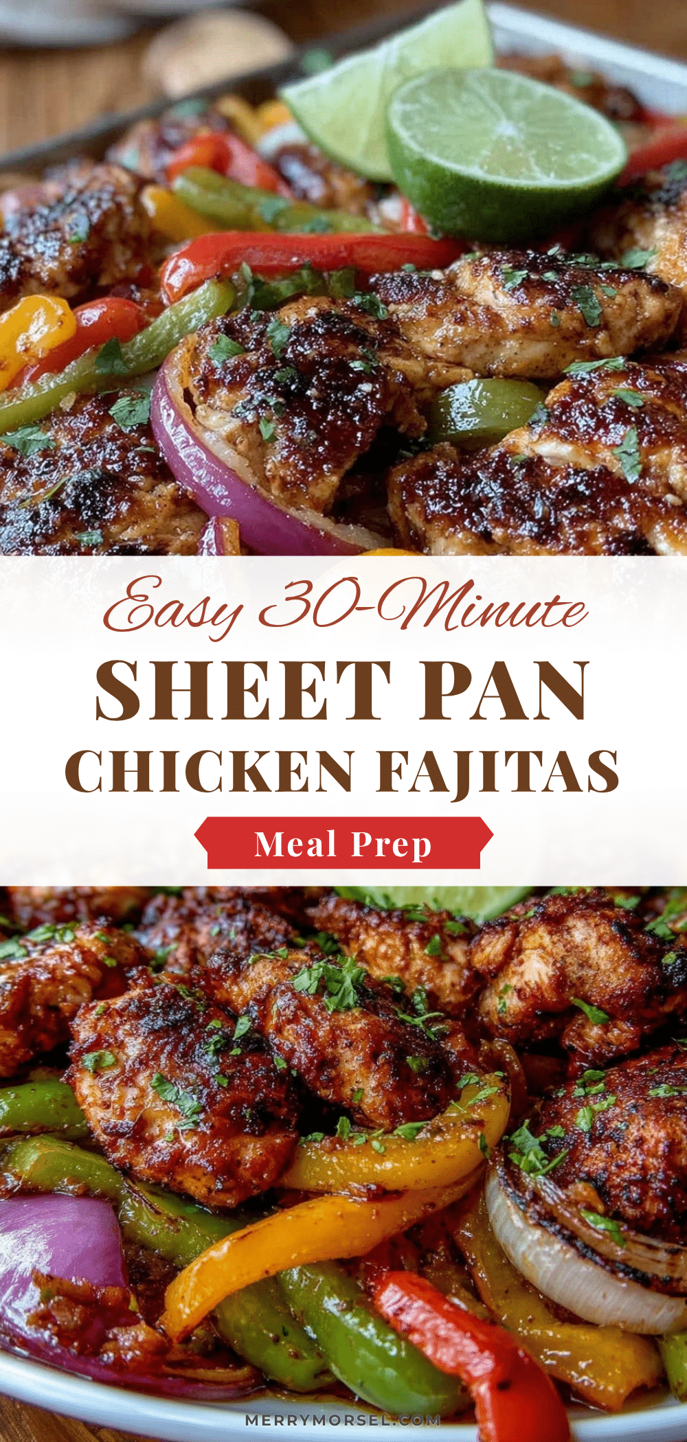 easy 30-minute sheet pan chicken fajitas recipe