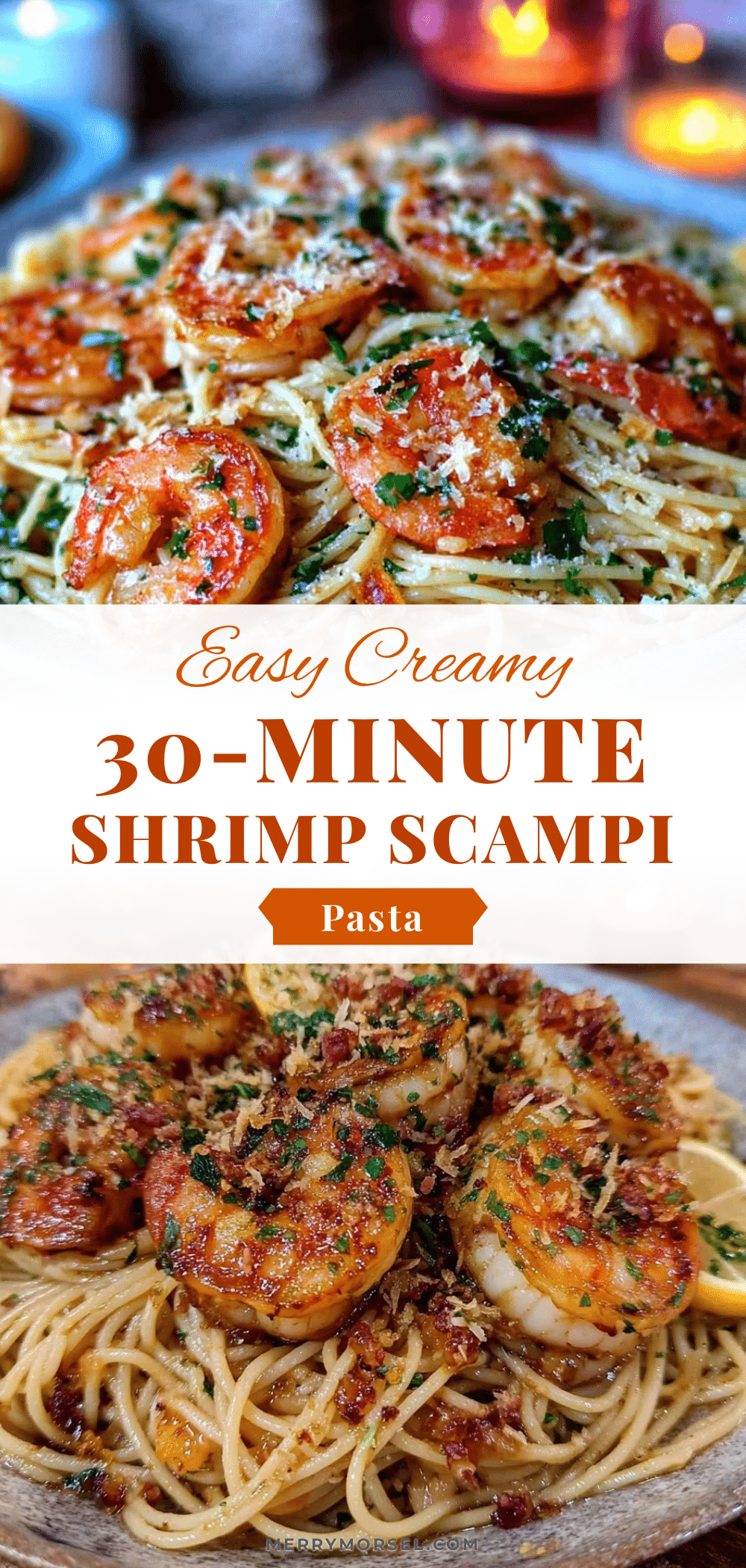 easy creamy shrimp scampi pasta recipe