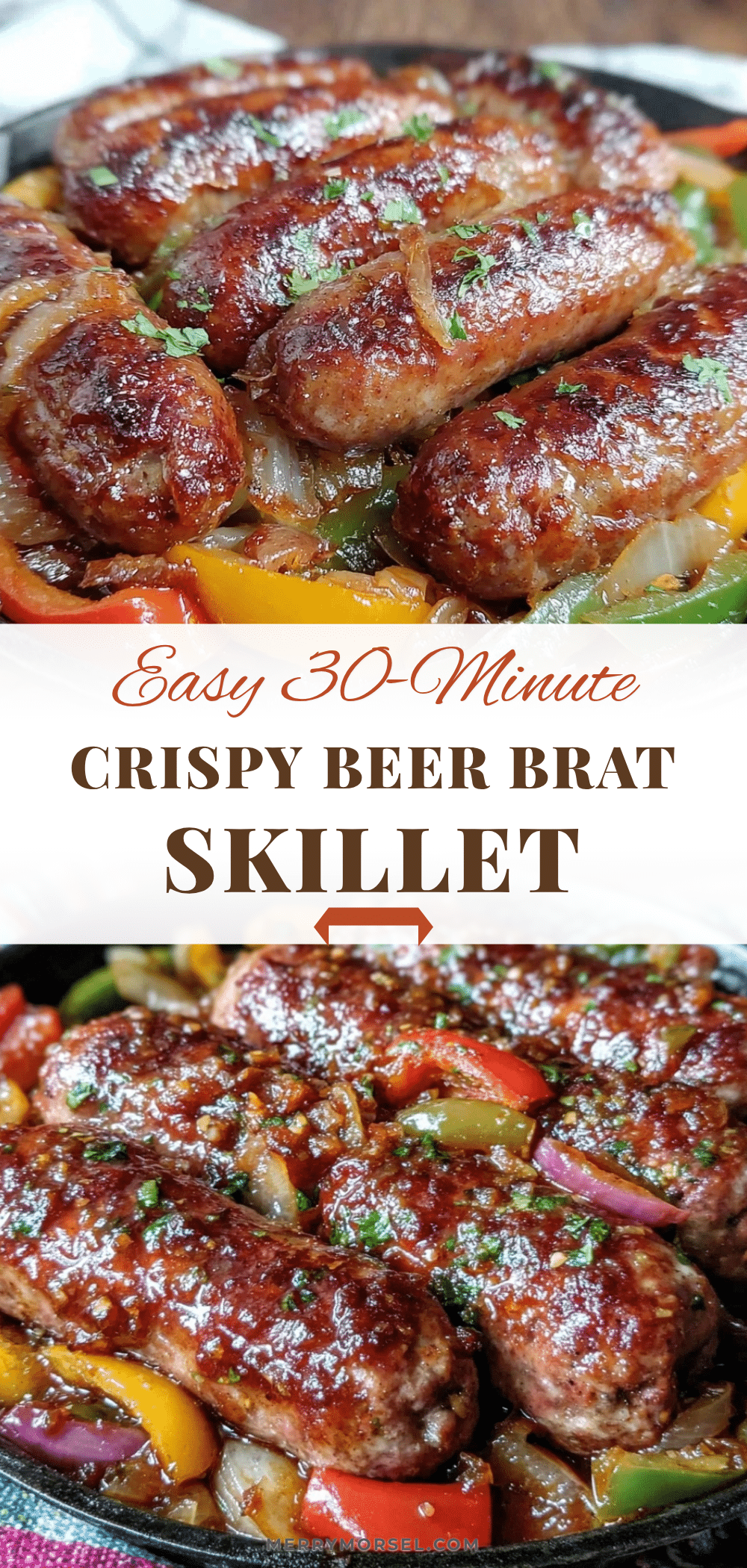 easy crispy beer brat skillet recipe