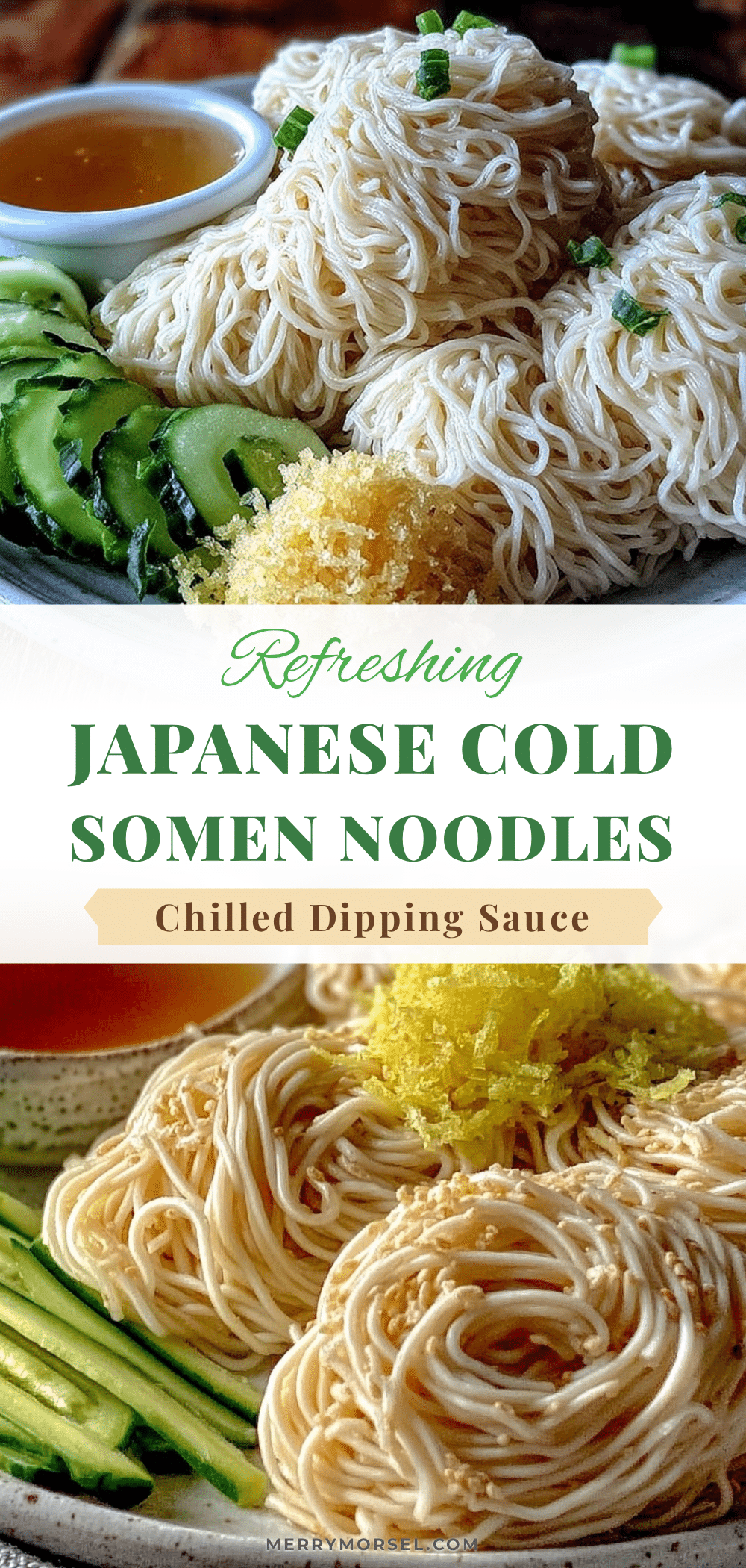 Fresh Japanese Cold Somen Noodles recipe