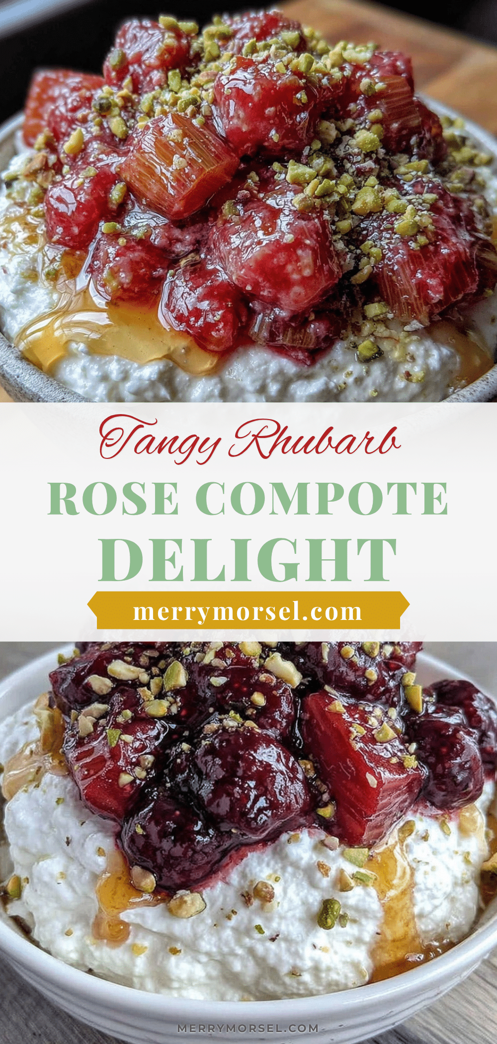fresh rhubarb rose compote recipe