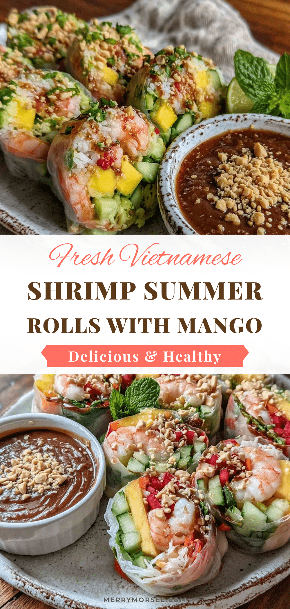 fresh vietnamese shrimp summer rolls recipe