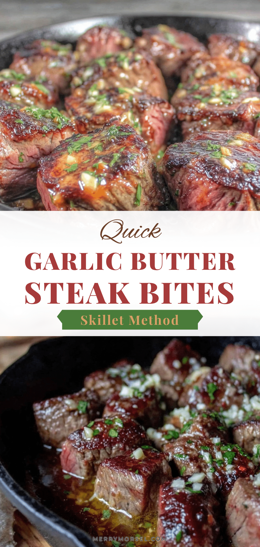 garlic butter steak bites recipe