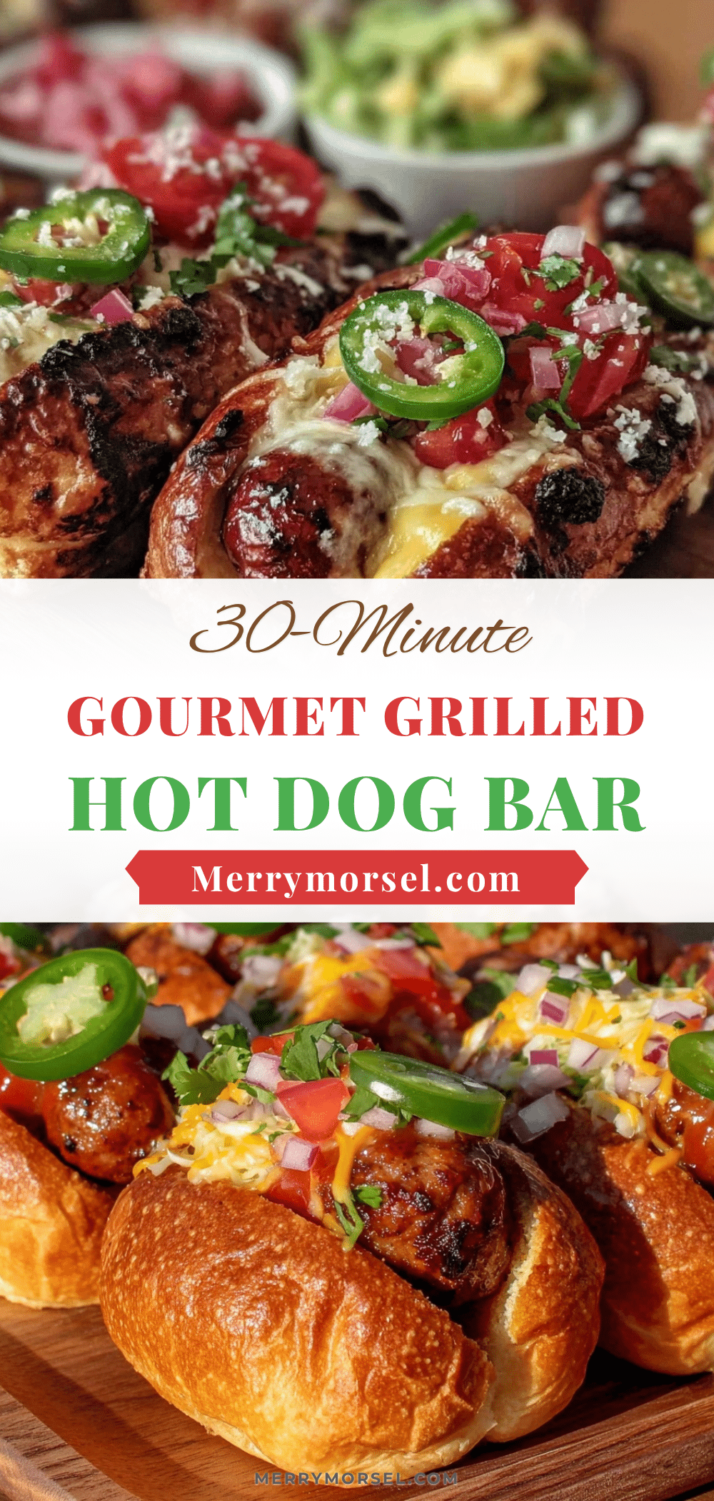 gourmet grilled hot dog bar recipe