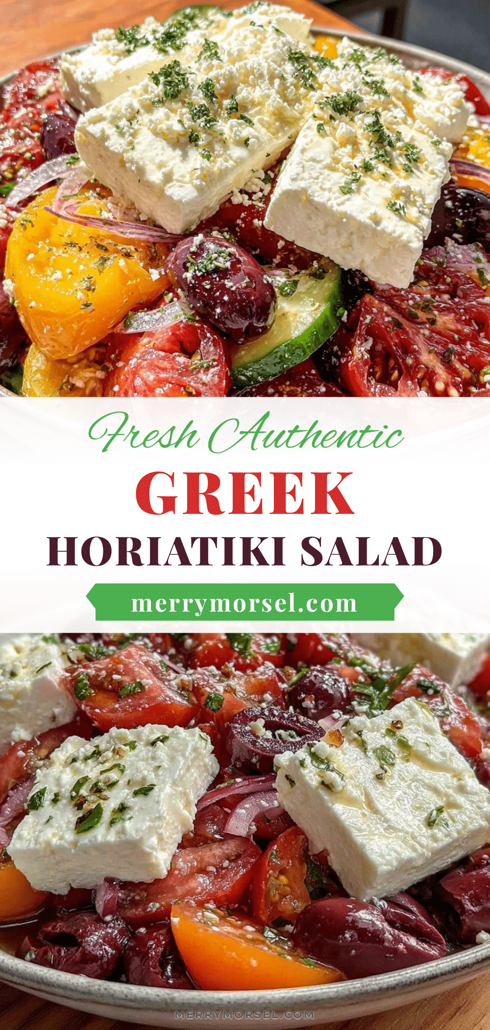 Greek Horiatiki salad recipe