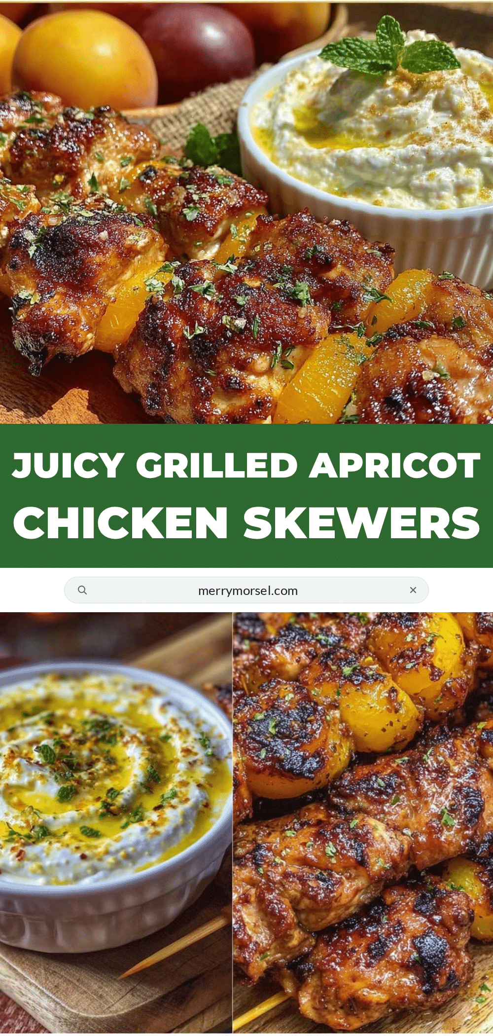 grilled apricot chicken skewers recipe