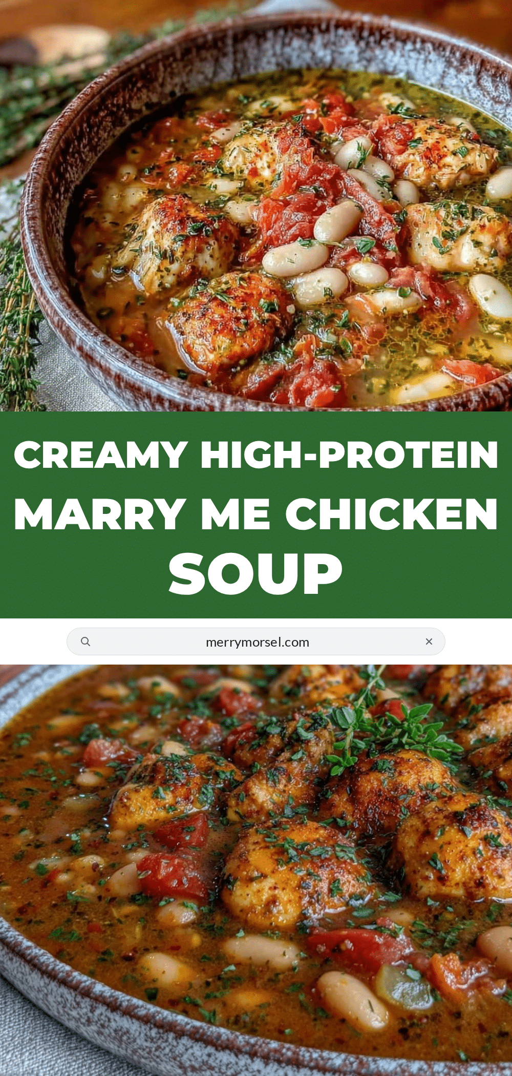 Healthy Calorie Deficit Marry Me Chicken Soup recipe