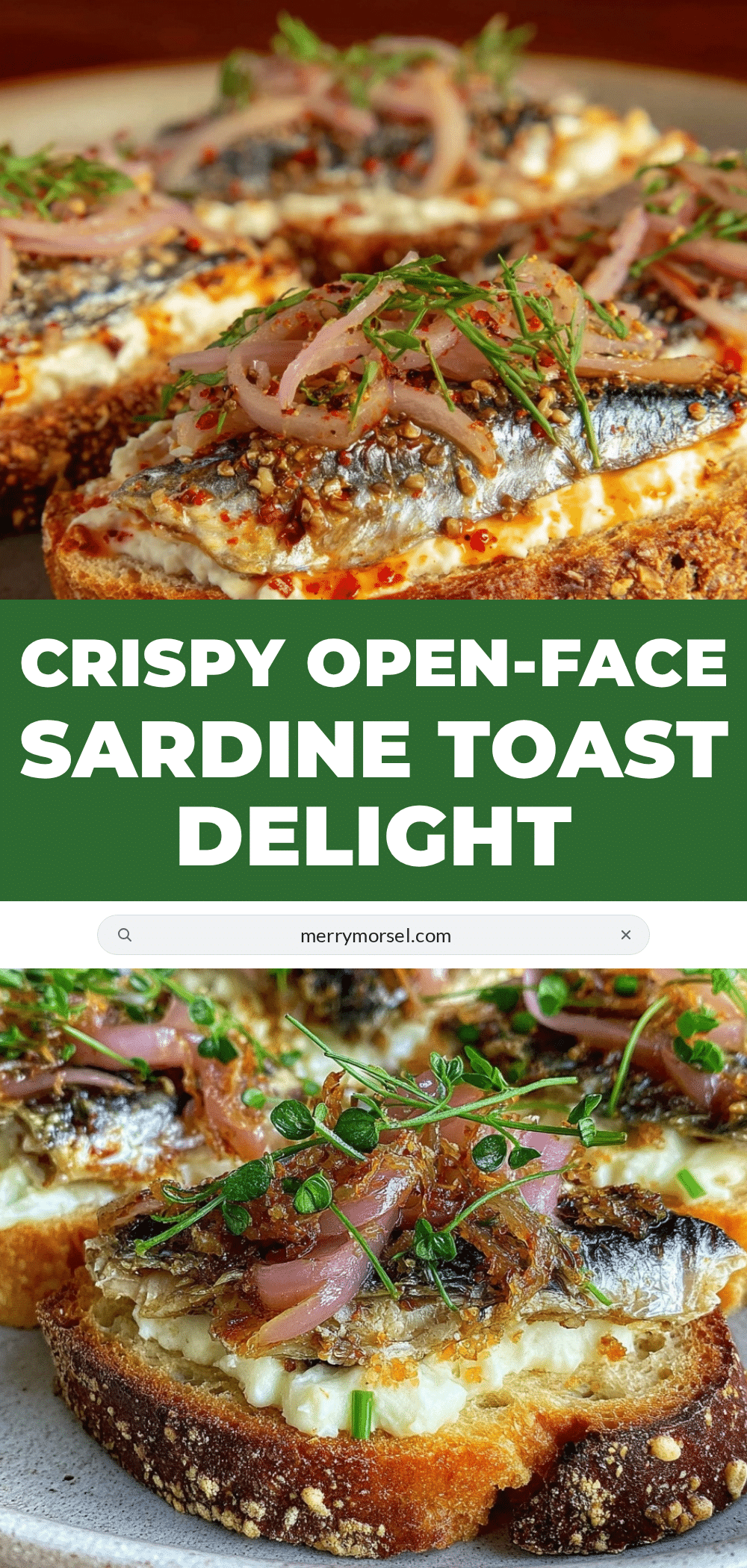 healthy calorie deficit sardine toast recipe