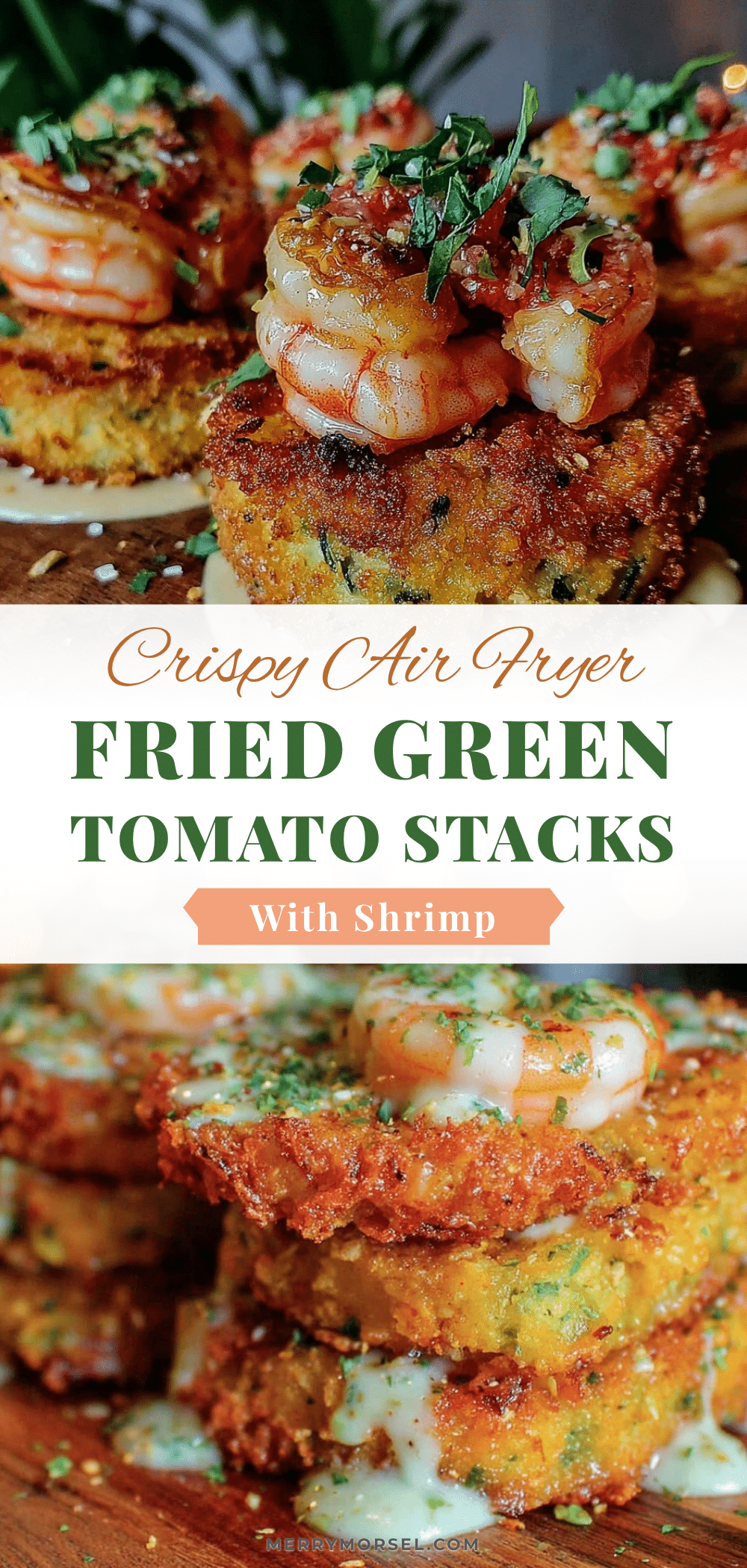 healthy fried green tomato stacks recipe