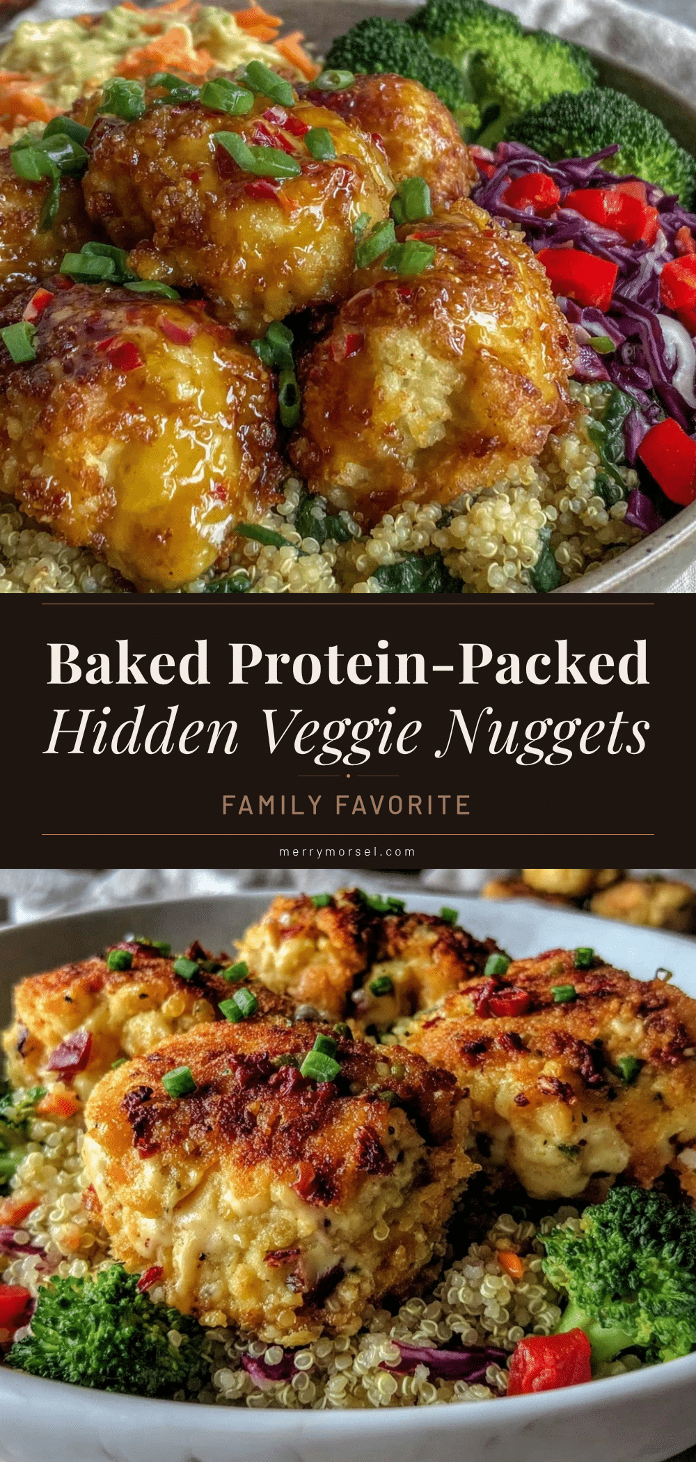 Healthy Hidden Protein Chicken Nugget Macro Bowl recipe