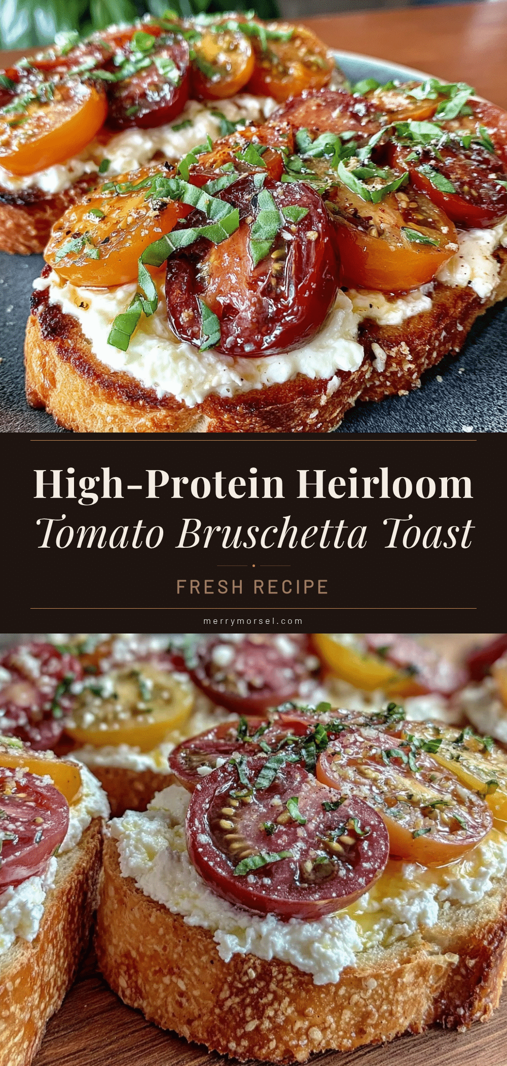 healthy high-protein bruschetta recipe