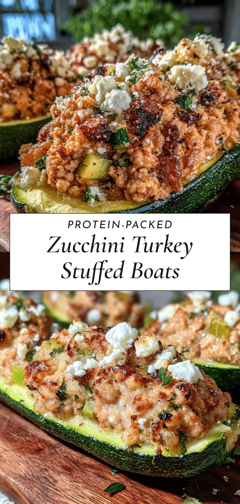 healthy zucchini turkey stuffed boats recipe
