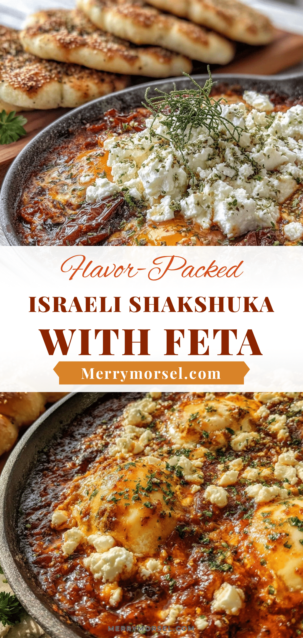 Israeli shakshuka with feta and zaatar flatbread recipe