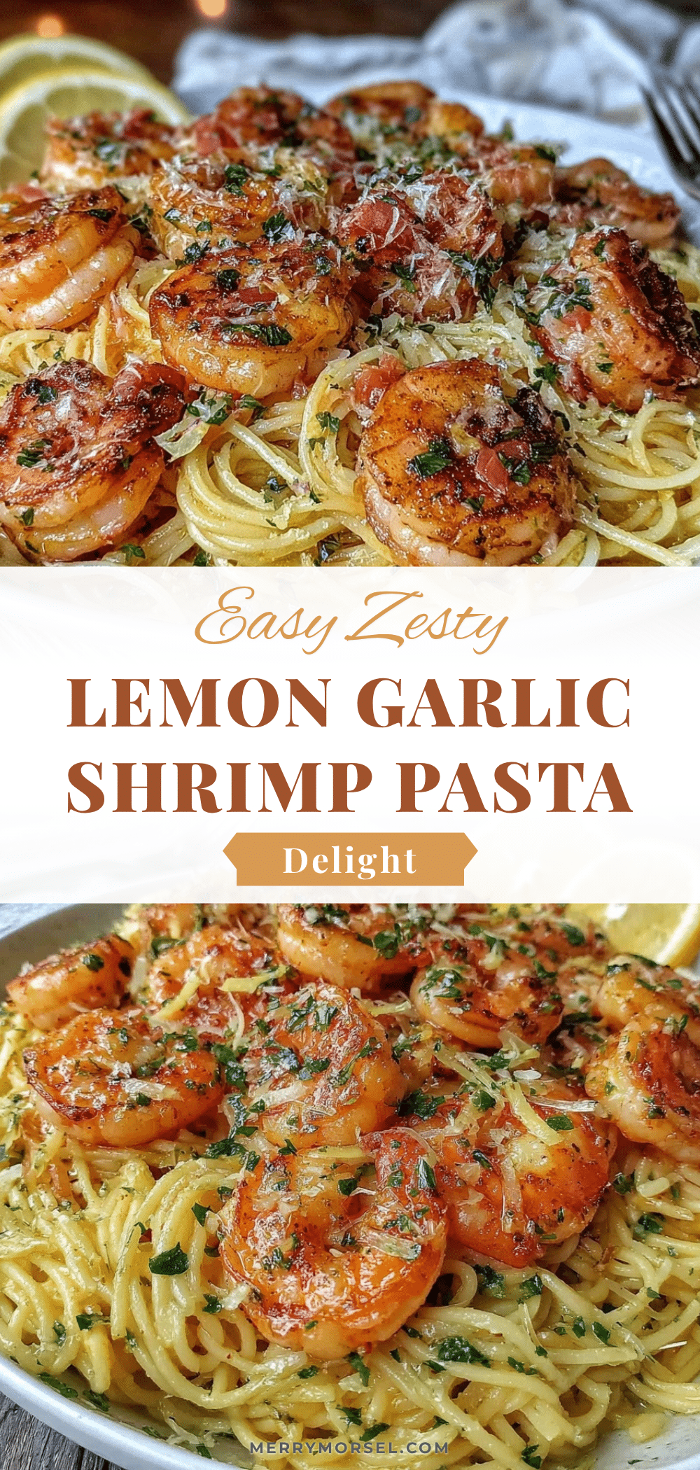 lemon garlic shrimp pasta recipe