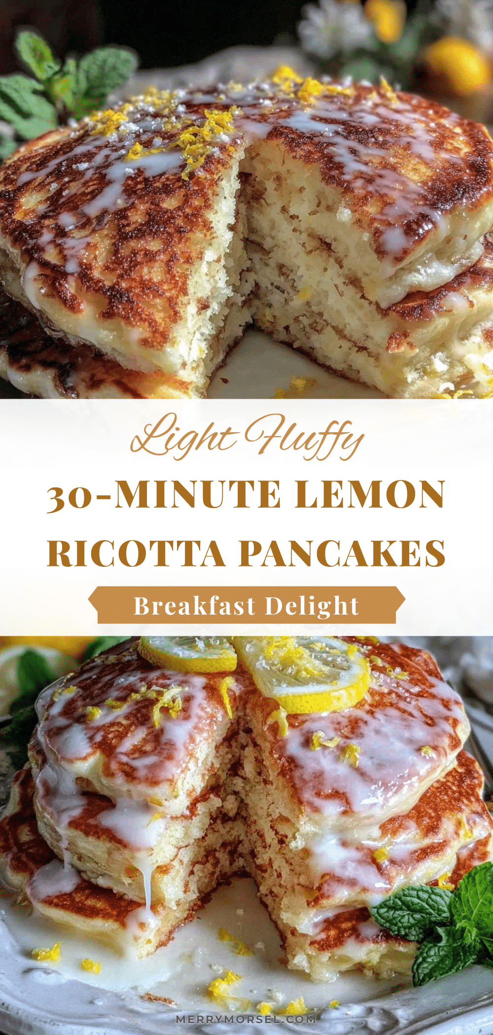 lemon ricotta pancakes recipe