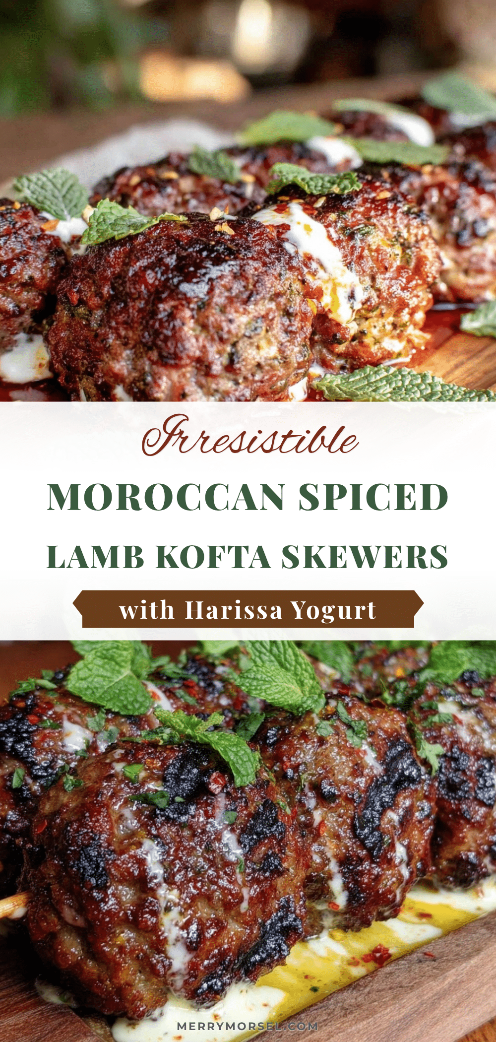 moroccan spiced lamb kofta skewers recipe
