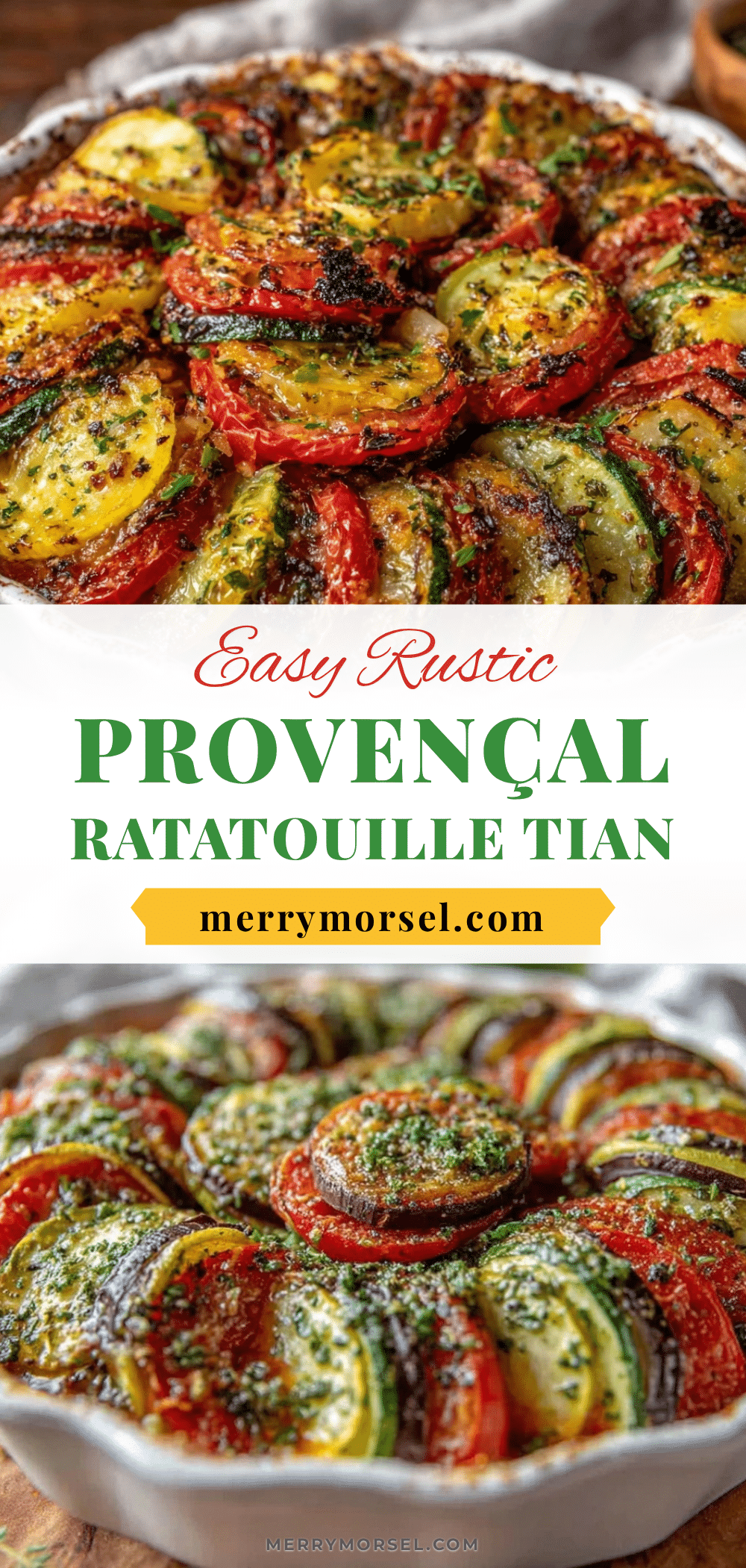 Provençal ratatouille tian recipe
