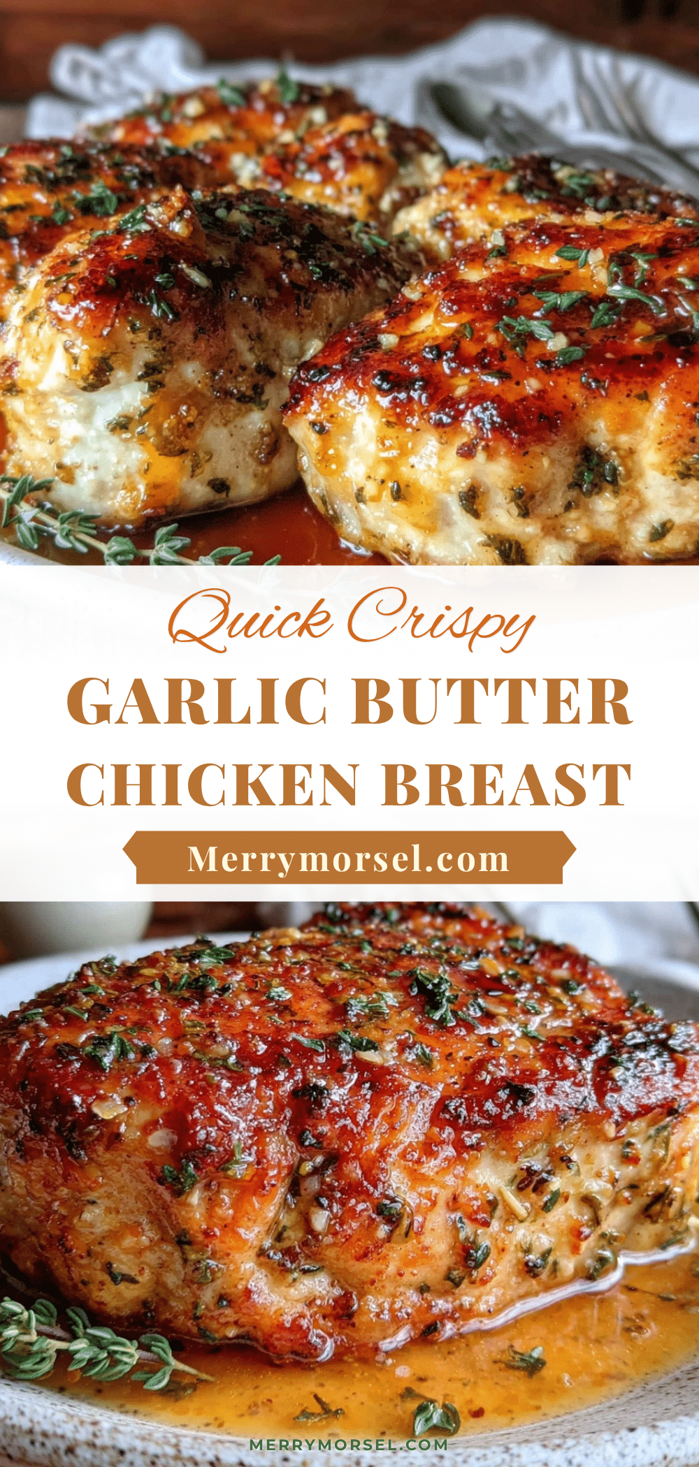 quick crispy garlic butter chicken breast recipe