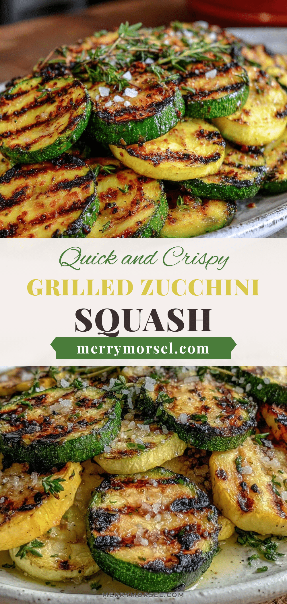 quick crispy grilled zucchini and squash recipe
